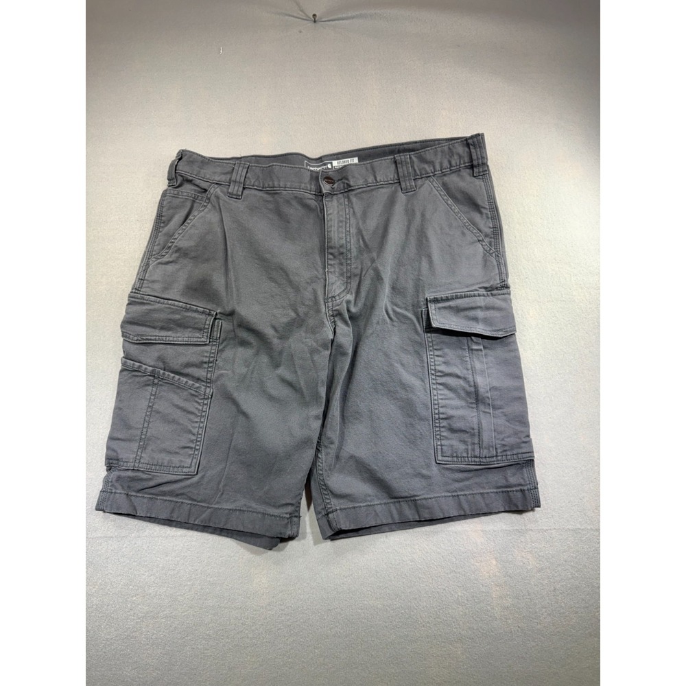 Carhartt Cargo Shorts Men 38 Gray Relaxed Fit Work Utility Shorts‎